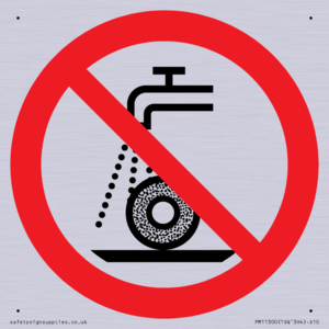 Prohibition: Do not use for wet grinding